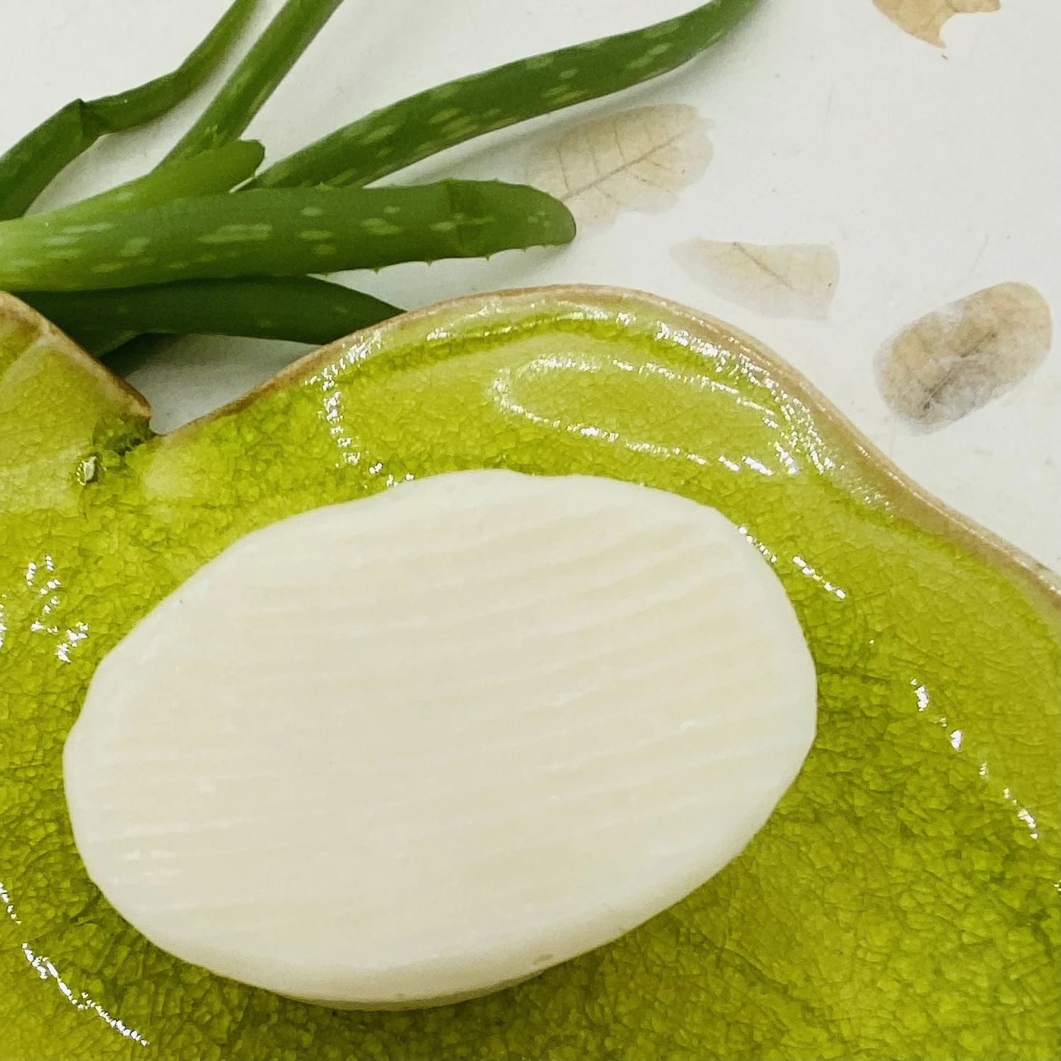 JANECKA Natural Hand-milled Face Soap, Aloe Vera and French Clay